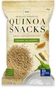 WS Creamy Jalapeño flavoured Quinoa snacks